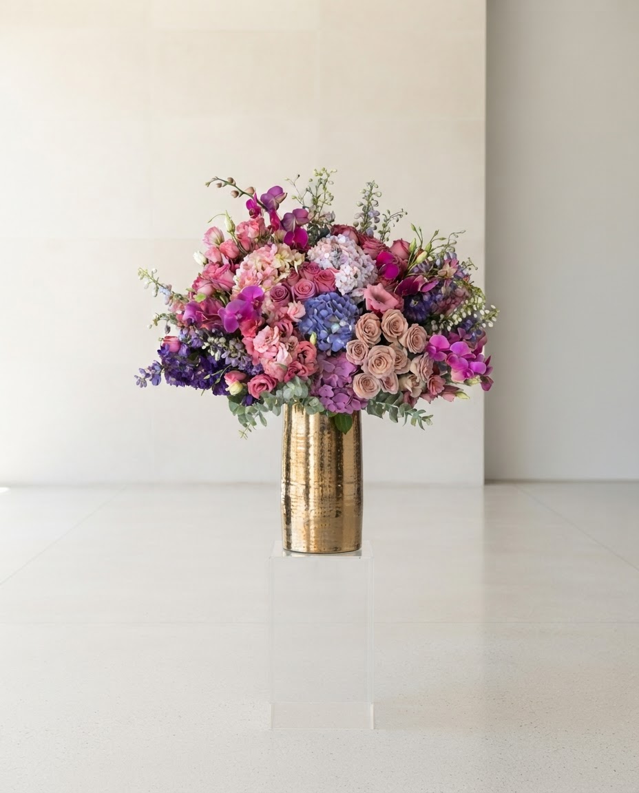 Montaje floral en evento