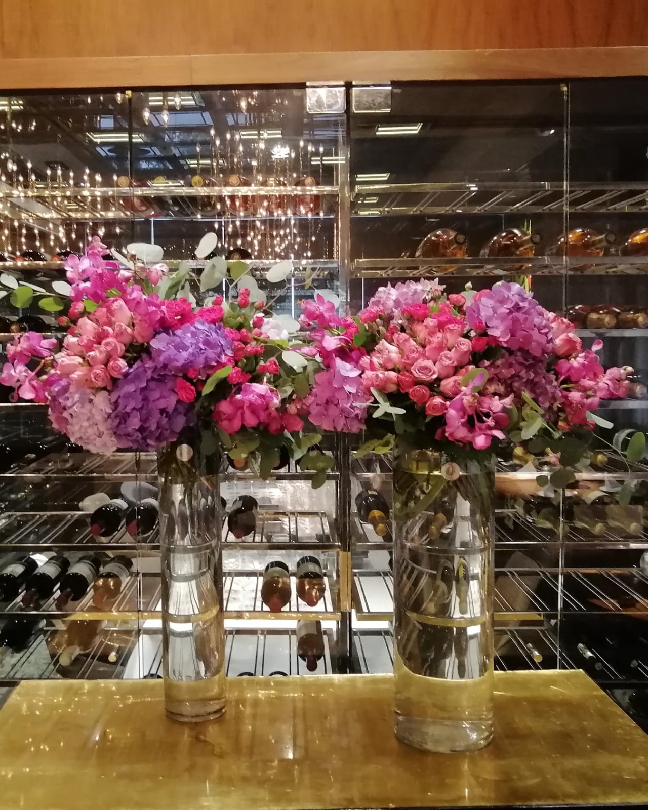 Montaje floral en evento