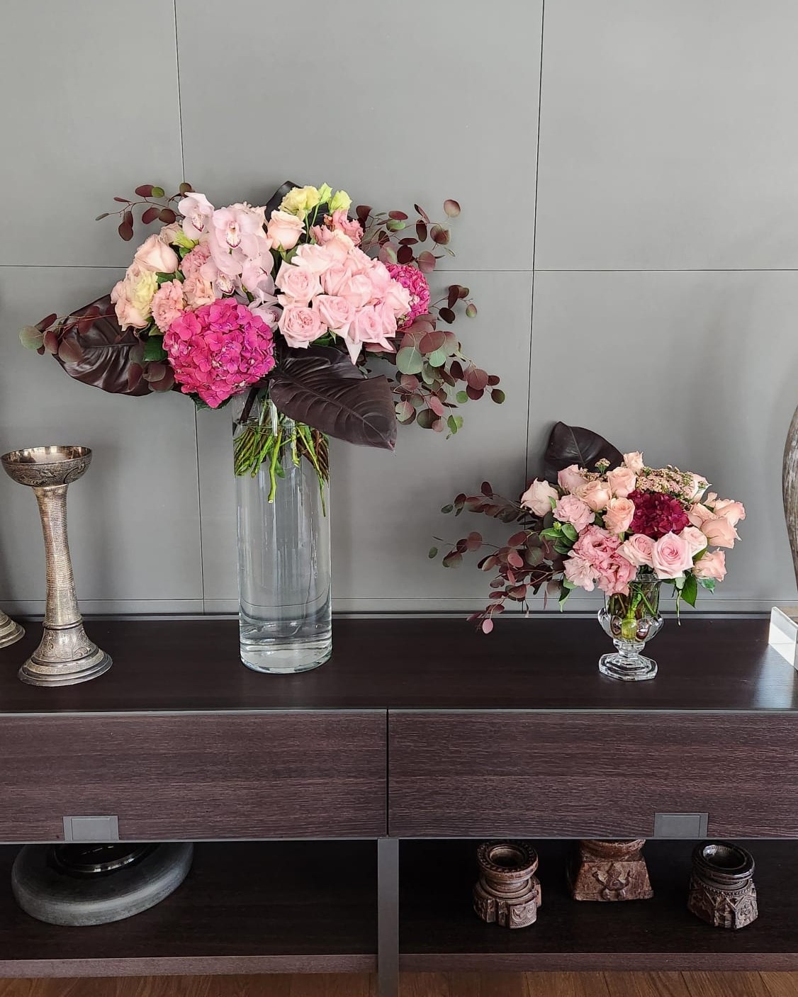 Montaje floral en evento